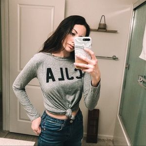 Carly Jean Los Angeles | Long Sleeve Logo Top